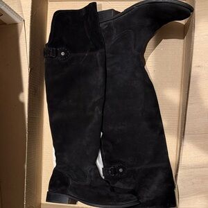 FRYE suede over the knee boots